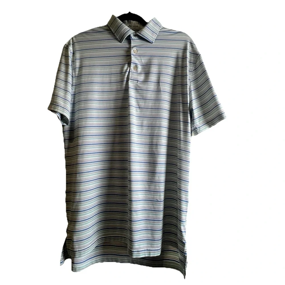 Peter Millar Summer Comfort Golf Shirt Polo Men L‎ Performance Tradition Club